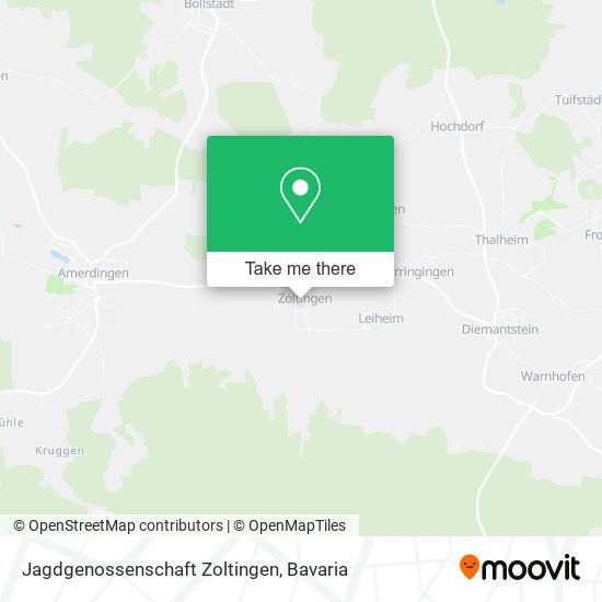 Карта Jagdgenossenschaft Zoltingen