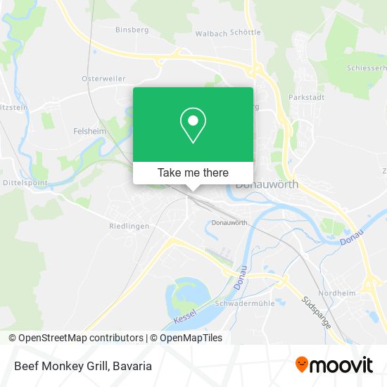 Beef Monkey Grill map