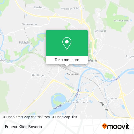 Friseur Klier map