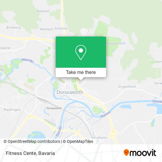 Fitness Cente map