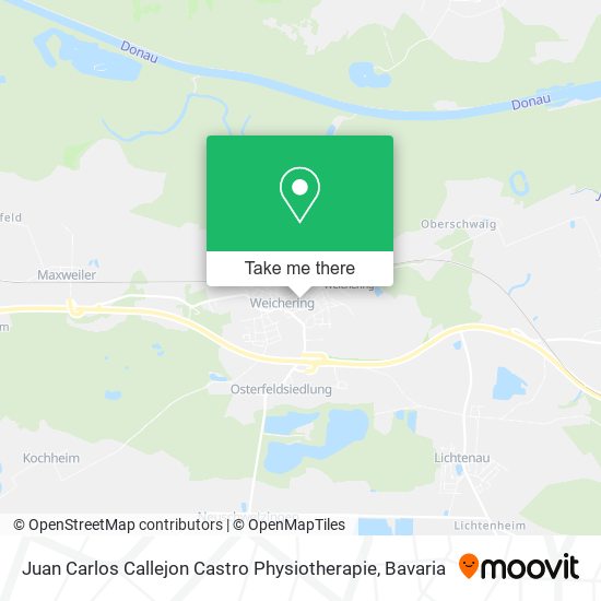 Juan Carlos Callejon Castro Physiotherapie map