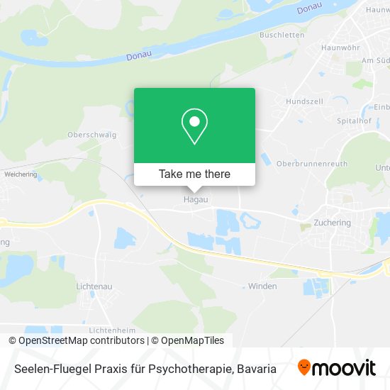 Seelen-Fluegel Praxis für Psychotherapie map