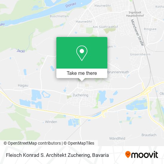 Fleisch Konrad S. Architekt Zuchering map