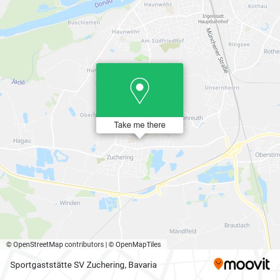 Sportgaststätte SV Zuchering map