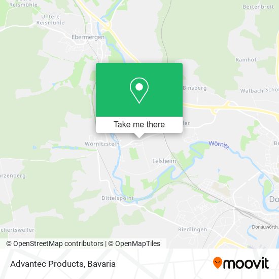 Advantec Products map