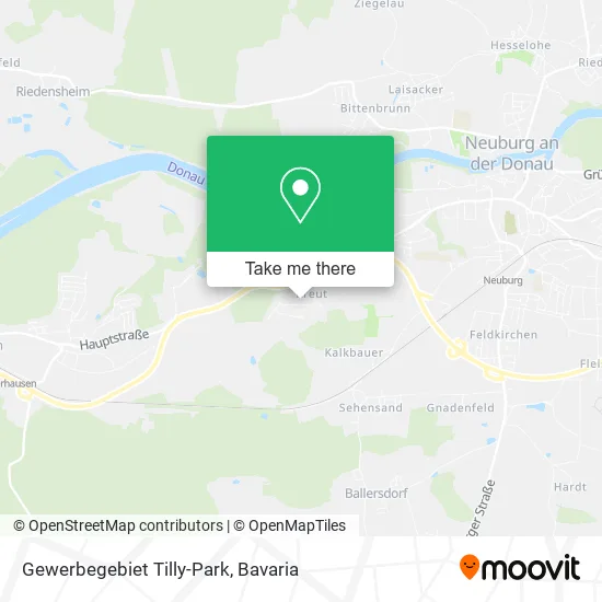 Карта Gewerbegebiet Tilly-Park