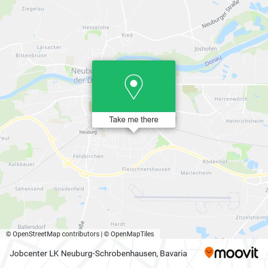 Jobcenter LK Neuburg-Schrobenhausen map