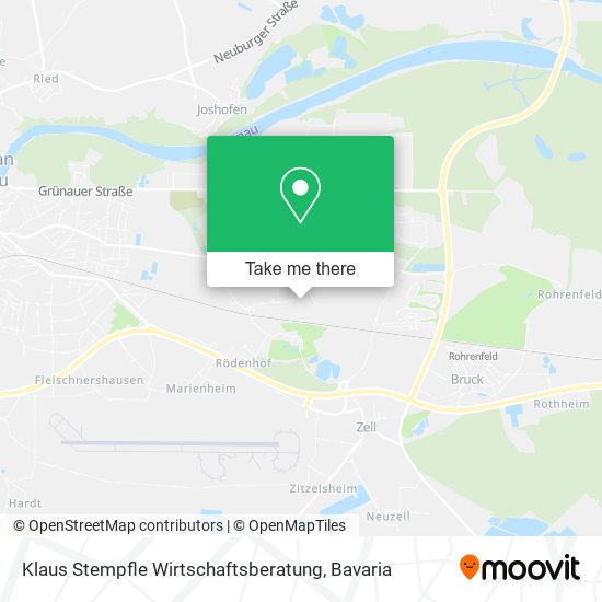 Klaus Stempfle Wirtschaftsberatung map