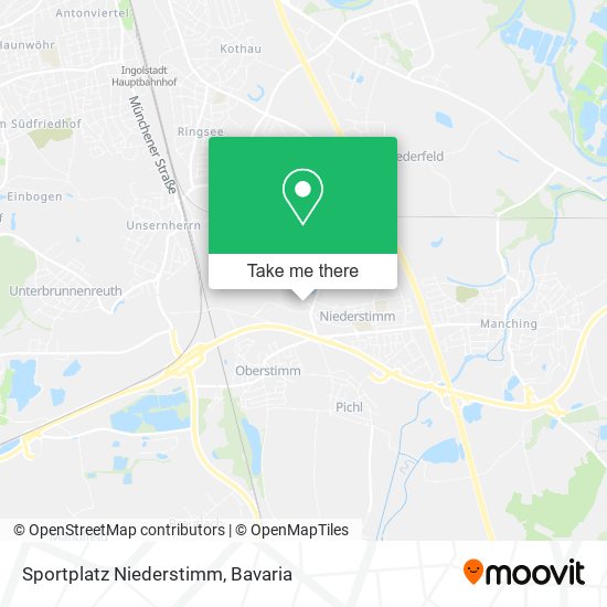 Sportplatz Niederstimm map