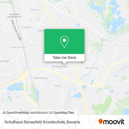 Schulhaus Donaufeld Grundschule map