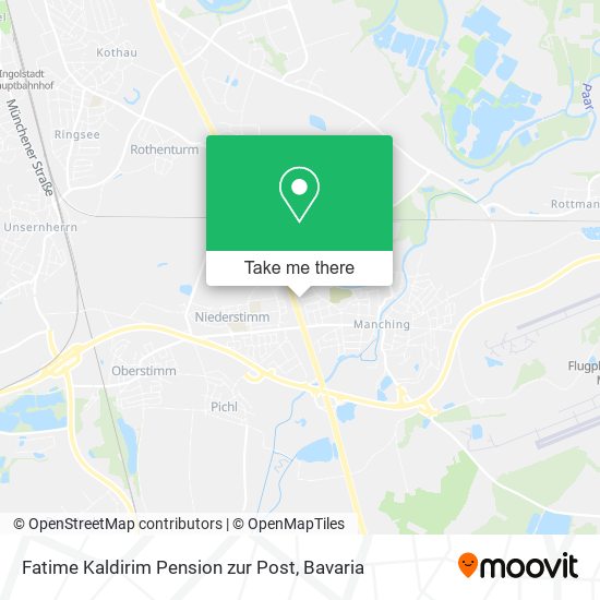 Карта Fatime Kaldirim Pension zur Post
