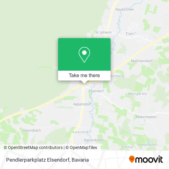 Карта Pendlerparkplatz Elsendorf