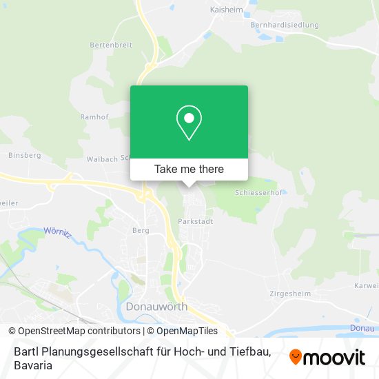 Bartl Planungsgesellschaft für Hoch- und Tiefbau map