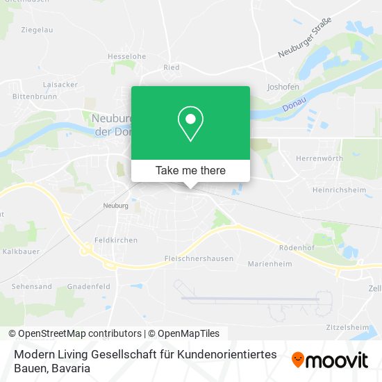 Карта Modern Living Gesellschaft für Kundenorientiertes Bauen