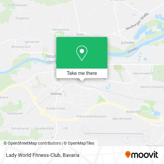 Lady World Fitness-Club map