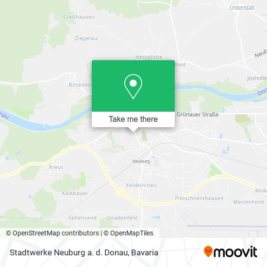 Stadtwerke Neuburg a. d. Donau map
