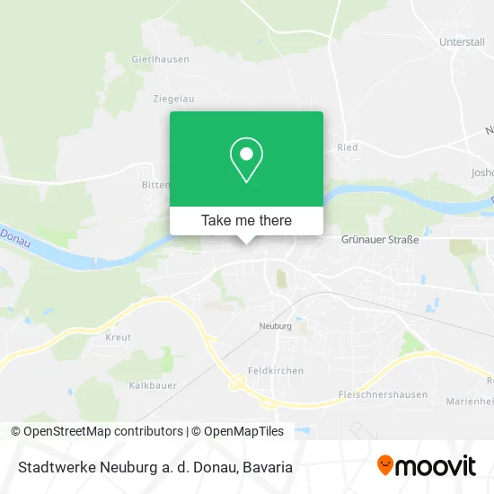 Карта Stadtwerke Neuburg a. d. Donau