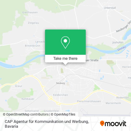 CAP Agentur für Kommunikation und Werbung map