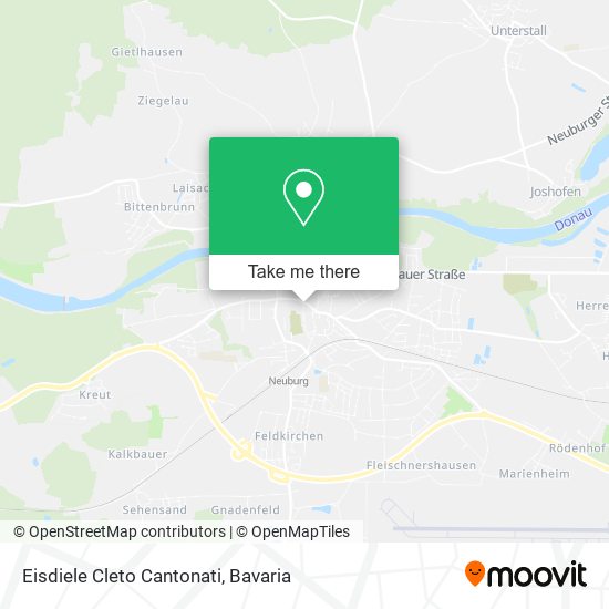 Eisdiele Cleto Cantonati map