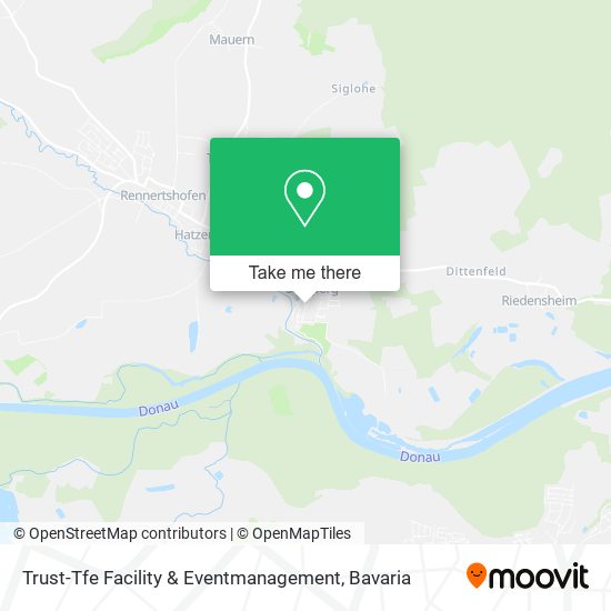 Trust-Tfe Facility & Eventmanagement map