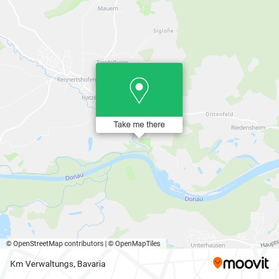 Km Verwaltungs map