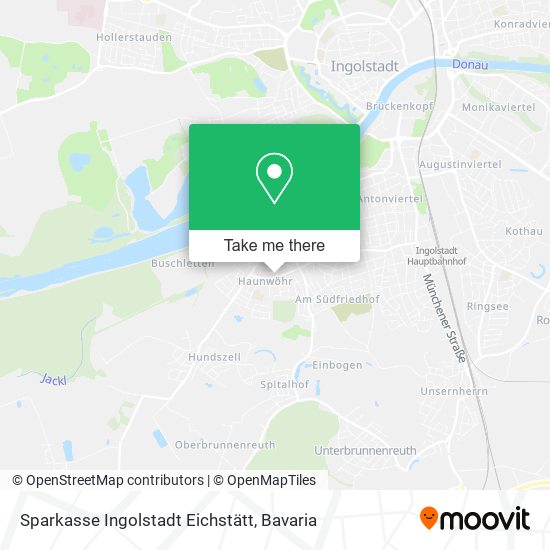 Sparkasse Ingolstadt Eichstätt map