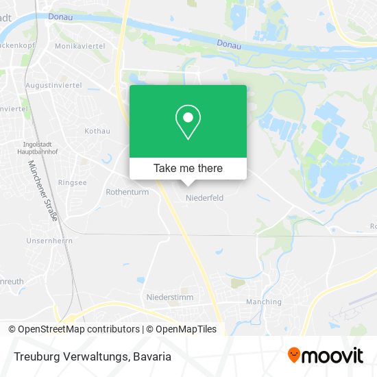 Treuburg Verwaltungs map