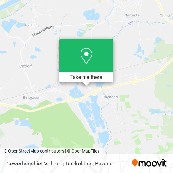 Gewerbegebiet Vohburg-Rockolding map
