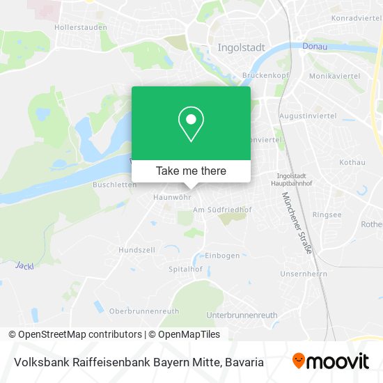 Volksbank Raiffeisenbank Bayern Mitte map