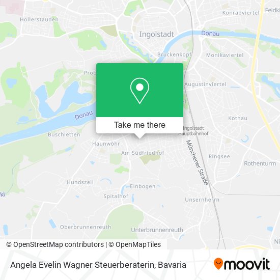 Angela Evelin Wagner Steuerberaterin map