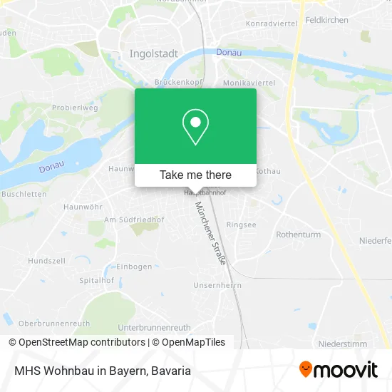 Карта MHS Wohnbau in Bayern
