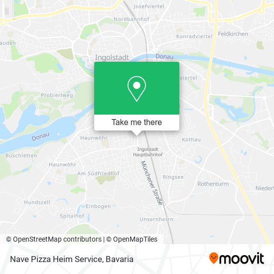 Nave Pizza Heim Service map