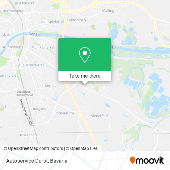 Autoservice Durst map