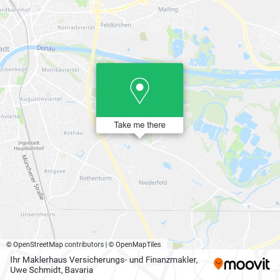 Ihr Maklerhaus Versicherungs- und Finanzmakler, Uwe Schmidt map