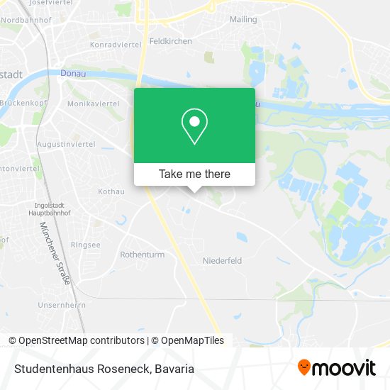 Studentenhaus Roseneck map