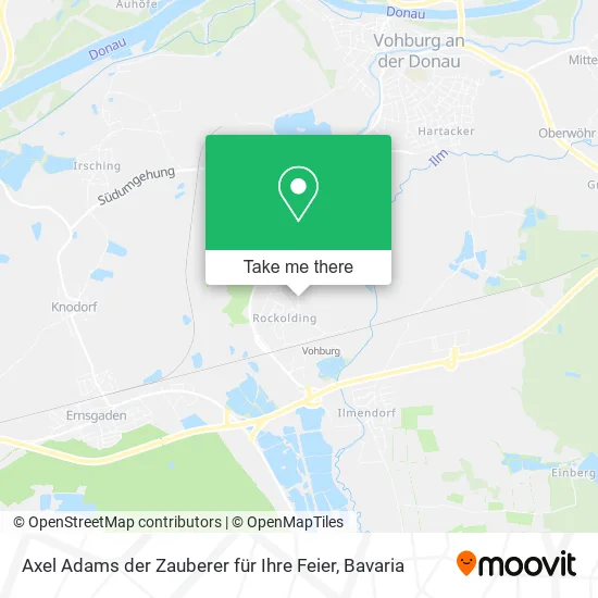 Карта Axel Adams der Zauberer für Ihre Feier