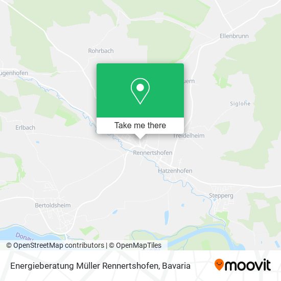 Карта Energieberatung Müller Rennertshofen