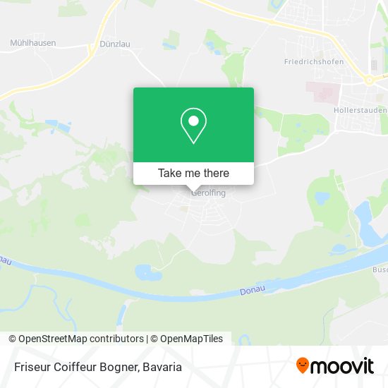 Friseur Coiffeur Bogner map