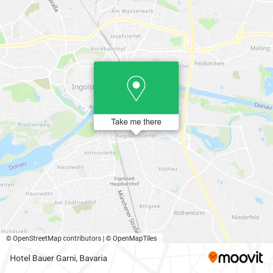 Карта Hotel Bauer Garni