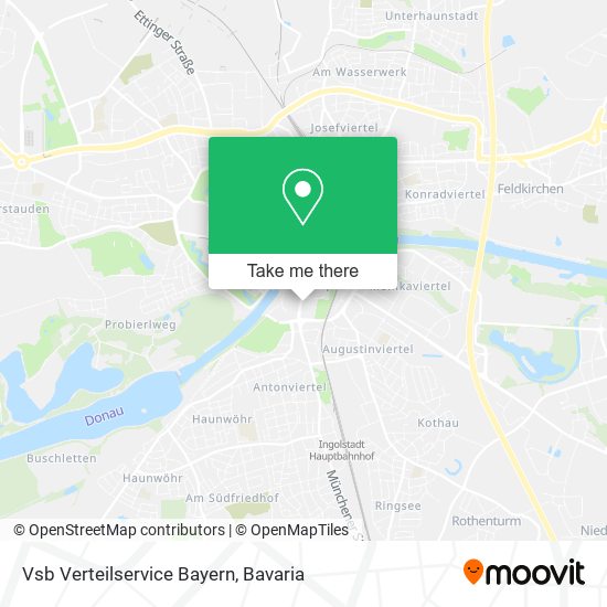 Vsb Verteilservice Bayern map