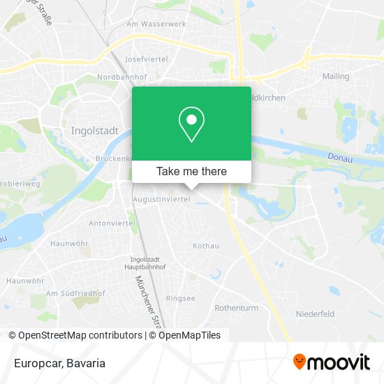 Europcar map