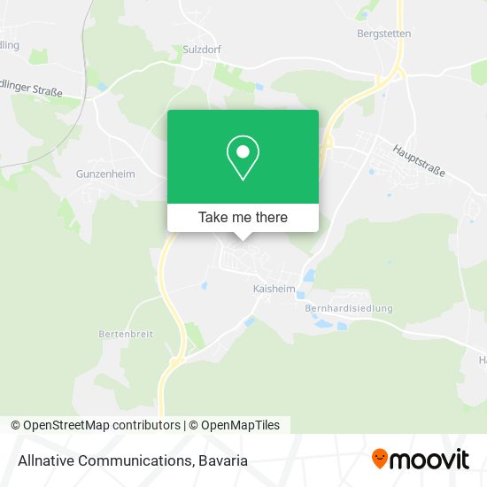 Allnative Communications map