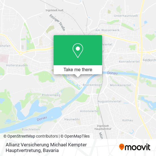 Allianz Versicherung Michael Kempter Hauptvertretung map