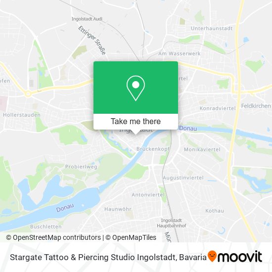 Карта Stargate Tattoo & Piercing Studio Ingolstadt