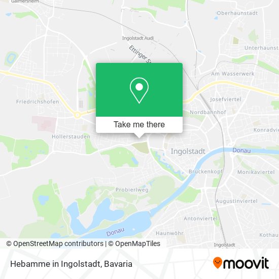 Hebamme in Ingolstadt map