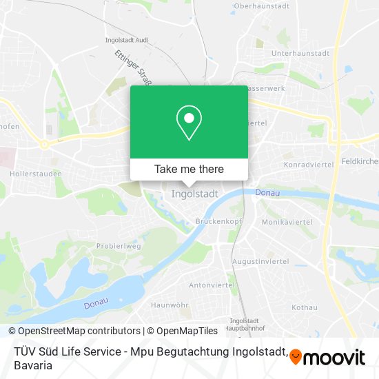 TÜV Süd Life Service - Mpu Begutachtung Ingolstadt map