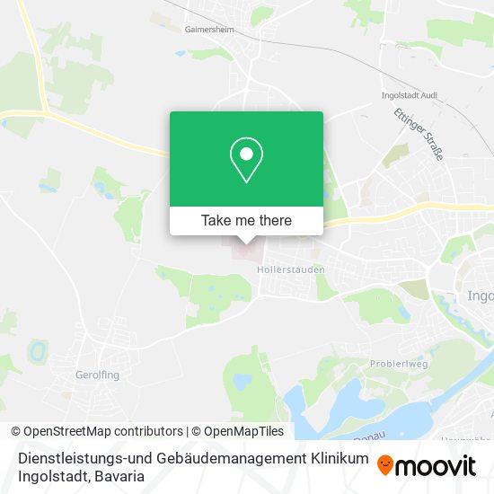 Dienstleistungs-und Gebäudemanagement Klinikum Ingolstadt map