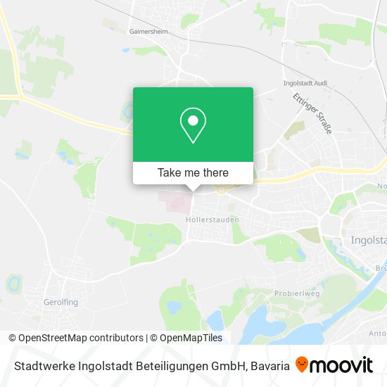 Карта Stadtwerke Ingolstadt Beteiligungen GmbH