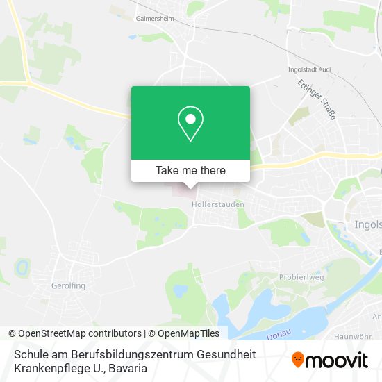 Карта Schule am Berufsbildungszentrum Gesundheit Krankenpflege U.