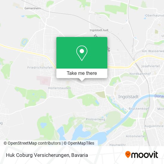 Huk Coburg Versicherungen map